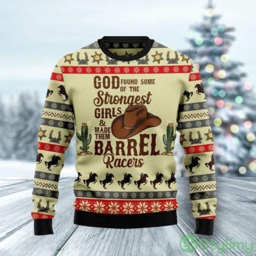 Rodeo Girl Ugly Christmas Sweater, Ugly Holiday Ugly Sweater Product Photo 1