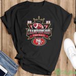 San Francisco 49ers Football NFL 2023 Championship Crown Logo Shirt - Ladies T-Shirt