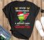 Santa Grinch never underestimate a woman who works at Canadian Tire Christmas shirt - Black Unisex T-Shirt