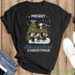 Seattle Seahawks Snoopy Family Christmas Shirt - G500 Gildan T-Shirt