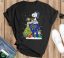 Snoopy And Woodstock Florida Gators Merry Christmas sweater - Black Unisex T-Shirt