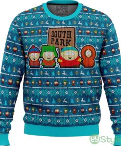 South Parks Ugly Christmas Sweater, Christmas Sweater, Ugly Knitted Sweater Product Photo 1
