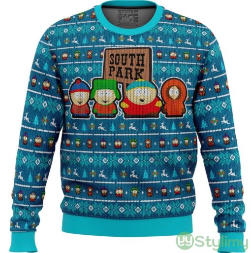 South Parks Ugly Christmas Sweater, Christmas Sweater, Ugly Knitted Sweater Product Photo 1