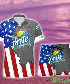 Sprite USA Flag Aloha Summer Beach Hawaiian Combo Shirt And Short Gift Hawaiian For Mens - Sprite USA Flag Aloha Summer Beach Hawaiian Shirt And Short_1