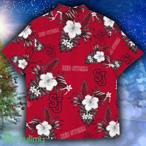 St. John' 's Red Storm Sport Tropical Palm Hawaiian Shirt For Men And Women - St. John' 's Red Storm Sport Hawaii Tropical Hawaiian Shirt Photo 4