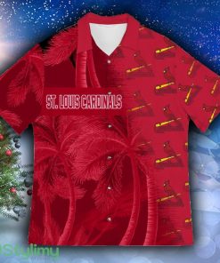 St. Louis Cardinals Coconut Tree Aloha Beach 3D Hawaiian Shirt - St. Louis Cardinals Coconut Tree Aloha Hawaiian Shirt Photo 3