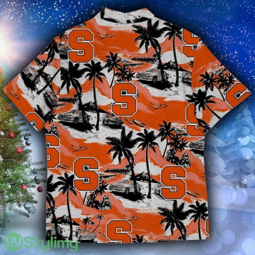 Syracuse Orange Sports American Tropical Patterns Resort Hawaiian Shirt For Fans - Syracuse Orange Sports American Tropical Patterns Hawaiian For Fans Club Trending Summer Gifts Unisex Hawaii Shirt, Hawaii Shirt-3D Hawaiian Shirt_4