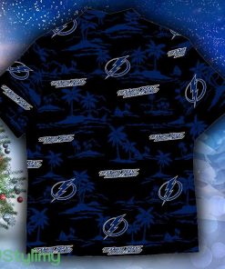 Tampa Bay Lightning Tropical Beach Aloha SurfShort Sleeve Hawaiian Shirt - Tampa Bay Lightning Tropical Hawaii Beach Aloha Hawaiian Shirt Photo 4