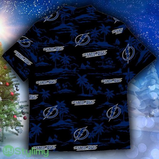 Tampa Bay Lightning Tropical Beach Aloha SurfShort Sleeve Hawaiian Shirt