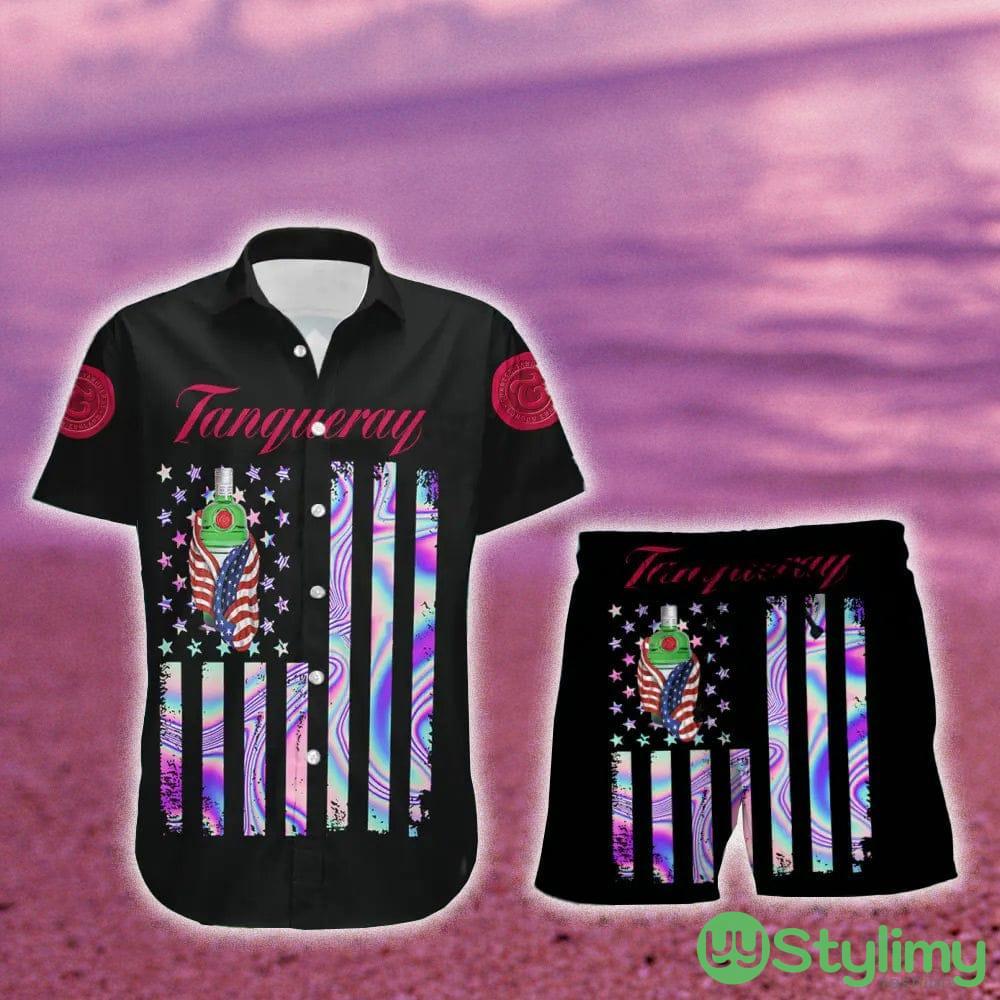 Tanqueray USA Flag Aloha Summer Beach Hawaiian Combo Shirt And Short Gift Hawaiian For Mens 3 Tanqueray USA Flag Aloha Summer Beach Hawaiian Combo Shirt And Short Gift Hawaiian For Mens - Tanqueray USA Flag Aloha Summer Beach Hawaiian Shirt And Short_1