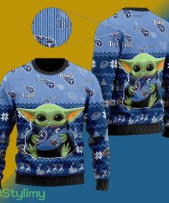 Tennessee Titans Baby Yoda Shirt For American Football Fans Ugly Xmas Sweater - Tennessee Titans Baby Yoda Shirt For American Football Fans Ugly Xmas Sweater