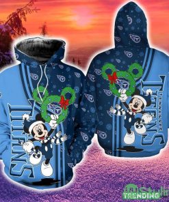 Tennessee Titans Christmas Disney Mickey Funny 3D Hoodie Zip Hoodie Blue Print Holiday Gift For Fans - Tennessee Titans Christmas Disney Mickey Funny 3D Hoodie Zip Hoodie Blue Print Holiday Gift For Fans