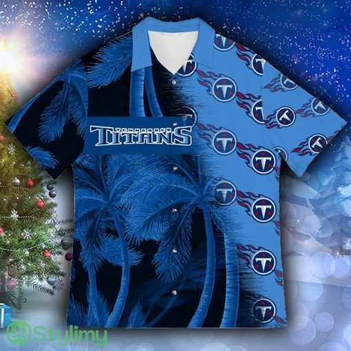 Tennessee Titans Coconut Tree Aloha GiftShort Sleeve Hawaiian Shirt