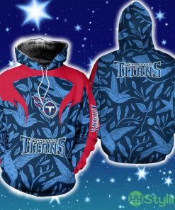 Tennessee Titans Leaf Bird Hoodie Zip Hoodie Christmas Fans All Over Printed Gift For Men And Women - Tennessee Titans Leaf Bird Hoodie Zip Hoodie Christmas Fans All Over Printed Gift For Men And Women