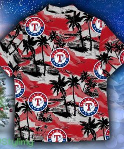 Texas Rangers Sports American Tropical Patterns Surfboard Hawaiian Shirt - Texas Rangers Sports American Tropical Patterns Hawaiian For Fans Club Trending Summer Gifts Unisex Hawaii Shirt, Hawaii Shirt-3D Hawaiian Shirt_4