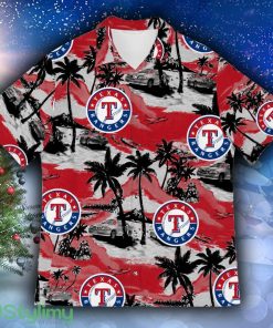 Texas Rangers Sports American Tropical Patterns Surfboard Hawaiian Shirt - Texas Rangers Sports American Tropical Patterns Hawaiian For Fans Club Trending Summer Gifts Unisex Hawaii Shirt, Hawaii Shirt-3D Hawaiian Shirt_3