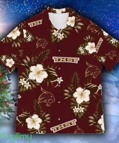 Texas State Bobcats Sport Tropical Lei 3D Hawaiian Shirt - Texas State Bobcats Sport Hawaii Tropical Hawaiian Shirt Photo 3