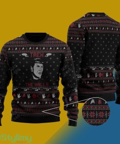 TREK THE HALLS Knitted Xmas Sweater Gift Men And Women - TREK THE HALLS