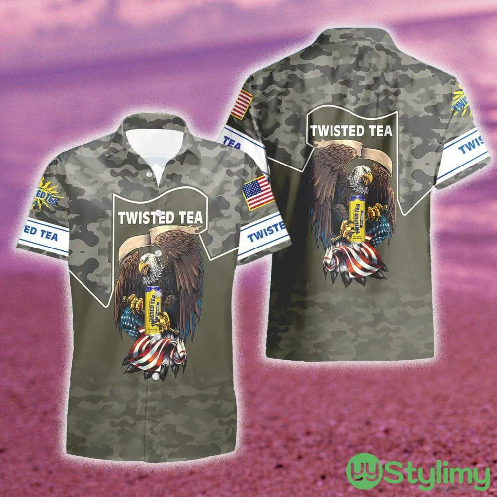 Twisted TeaGreen Camo Eagle USA Flag Hawaiian Combo Shirt And Short Gift Hawaiian For Mens 3 Twisted TeaGreen Camo Eagle USA Flag Hawaiian Combo Shirt And Short Gift Hawaiian For Mens - Twisted TeaGreen Camo Eagle USA Flag Hawaiian Shirt And Short_1
