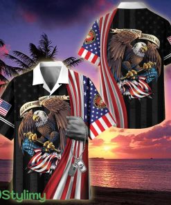 US Marine Corps Eagle Veteran Hawaiian Shirt - US Marine Corps Eagle Hawaiian Shirt For Veterans