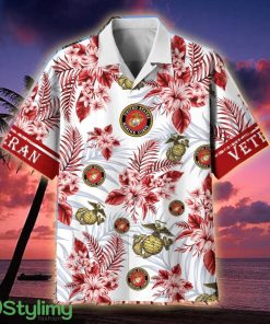 US Marine Corps Proud Veteran Hawaiian Shirt - US Marine Corps Proud Hawaiian Shirt For Veterans