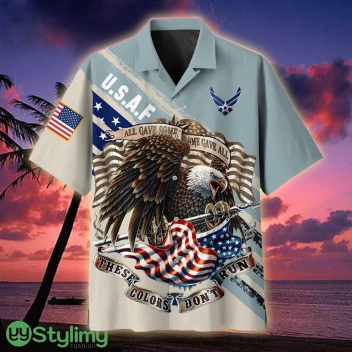 US Marine Corps These Colors Don't Run Veteran Hawaiian Shirt - US Marine Corps These Colors Don't Run Hawaiian Shirt For Veterans