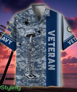 US Navy Camo Soldiers Multiservice Veteran Hawaiian Shirt - US Navy Camo Soldiers Multiservice Hawaiian Shirt For Veterans
