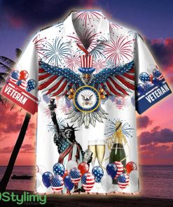 US Navy Independence Day Is Coming Veteran Hawaiian Shirt - US Navy Independence Day Is Coming Hawaiian Shirt For Veterans