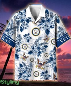 US Navy Proud Veteran Hawaiian Shirt - US Navy Proud Hawaiian Shirt For Veterans