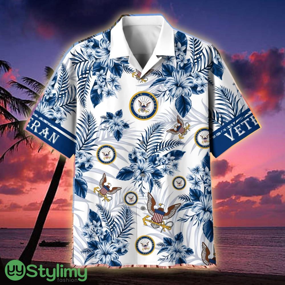 US Navy Proud Veteran Hawaiian Shirt 2 US Navy Proud Veteran Hawaiian Shirt - US Navy Proud Hawaiian Shirt For Veterans