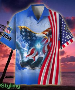 US Veteran American Patriot Veteran Hawaiian Shirt - US Veteran American Patriot Hawaiian Shirt For Veterans