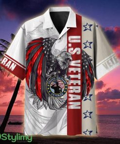 US Veteran Multiservice Veteran Cool Eagle Veteran Hawaiian Shirt - US Veteran Multiservice Veteran Cool Eagle Hawaiian Shirt For Veterans