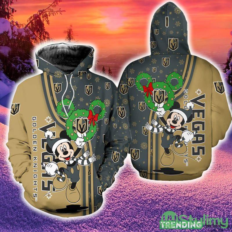 Vegas Golden Knights Christmas Disney Mickey Funny 3D Hoodie Zip Hoodie Print Holiday Gift For Fans 6 Vegas Golden Knights Christmas Disney Mickey Funny 3D Hoodie Zip Hoodie Print Holiday Gift For Fans - Vegas Golden Knights Christmas Disney Mickey Funny 3D Hoodie Zip Hoodie Print Holiday Gift For Fans