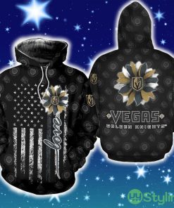 Vegas Golden Knights Sunflower Hoodie Zip Hoodie Christmas Fans All Over Printed Gift For Men And Women - Vegas Golden Knights Sunflower Hoodie Zip Hoodie Christmas Fans All Over Printed Gift For Men And Women