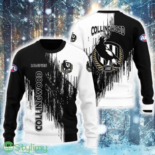 AFL Collingwood Football Club Winter Gift Fans 3D Sweater Color For Men And Women - AFL Collingwood Football Club Winter Gift Fans 3D Sweater Color For Men And Women