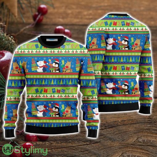 All I Want For Christmas Is Penguin Ugly Christmas Sweater Christmas Holiday Gift For Men And Women Product Photo 1