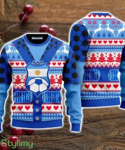 Argentina We Will Be Champion Football Cup Ugly Christmas Sweater Christmas Holiday Gift For Men And Women Product Photo 1