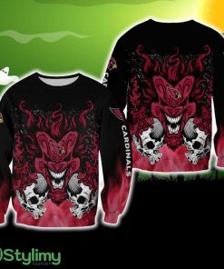 Arizona Cardinals Clown Halloween Holiday Ugly Sweater For Men And Women Gift Christmas - Arizona Cardinals Clown Halloween Holiday Ugly Sweater For Men And Women Gift Christmas
