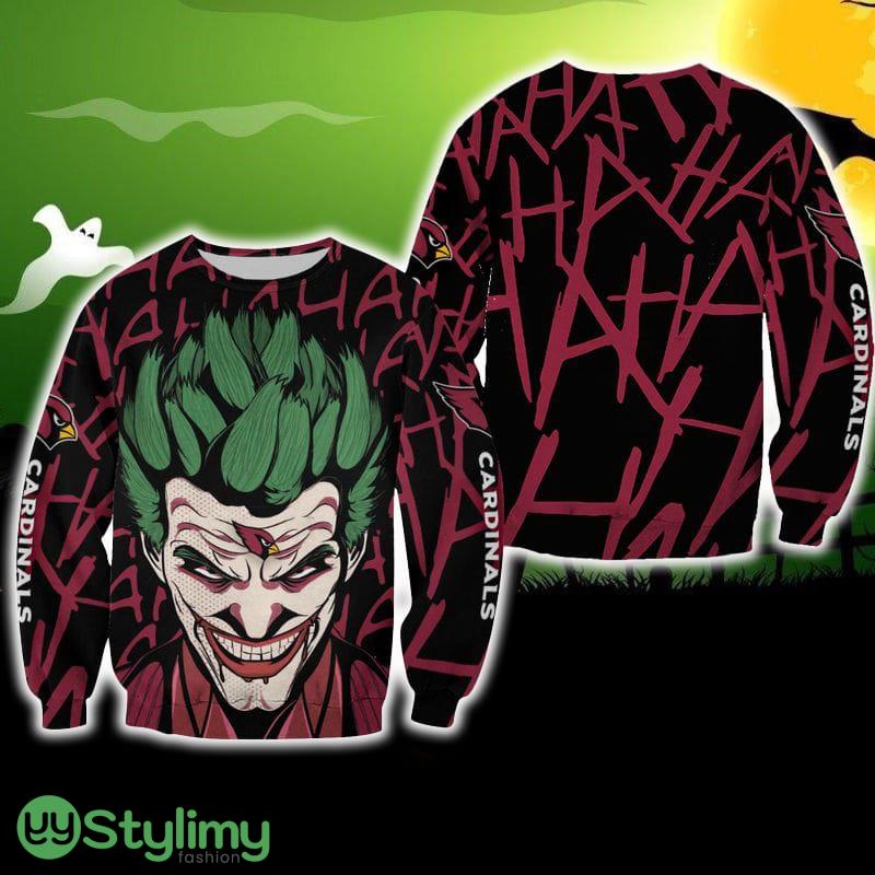 Arizona Cardinals Halloween Joker Season Ugly Sweater For Men And Women Gift Christmas 3 Arizona Cardinals Halloween Joker Season Ugly Sweater For Men And Women Gift Christmas - Arizona Cardinals Halloween Joker Season Ugly Sweater For Men And Women Gift Christmas