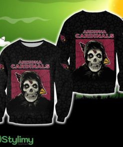 Arizona Cardinals Halloween Misfit Edition Unisex Design Ugly Sweater For Men And Women Gift Christmas - Arizona Cardinals Halloween Misfit Edition Unisex Design Ugly Sweater For Men And Women Gift Christmas