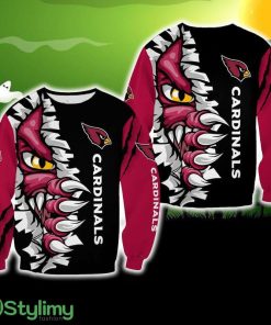 Arizona Cardinals Halloween Monster Cozy Ugly Sweater For Men And Women Gift Christmas - Arizona Cardinals Halloween Monster Cozy Ugly Sweater For Men And Women Gift Christmas