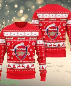 Arsenal Christmas Ugly Sweater 3D All Printed Gift For Christmas Best Red V3 Product Photo 1