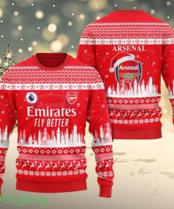 Arsenal Christmas Ugly Sweater 3D All Printed Gift For Christmas Best V4 Product Photo 1
