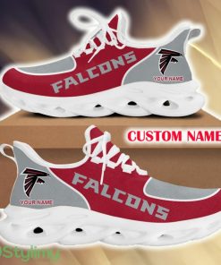 Atlanta Falcons Dynamic For Fans Custom Name Max Soul Sneakers New Gift Men And Women Clunky Shoes - Atlanta Falcons Chunky Shoes