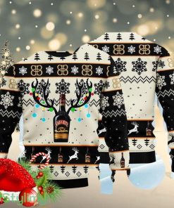 Baileys Reindeer Snowy Night Christmas Ugly Sweater 3D Product Photo 1