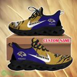 Baltimore Ravens Explore For Fans Custom Name Max Soul Sneakers New Gift Men And Women Clunky Shoes - Baltimore Ravens Chunky Shoes_3