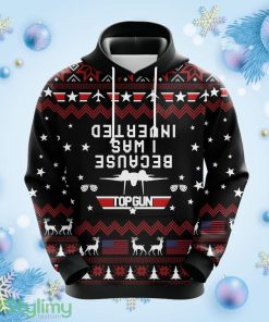 Because I Was Inverted Christmas Cute Noel Mc Ugly Hoodie 3D All Over Print Gift For Christmas Product Photo 1