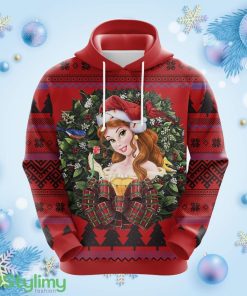 Bell Beauty And The Beast Princess Noel Christmas Cute Noel Mc Ugly Hoodie 3D All Over Print Gift For Christmas Product Photo 1