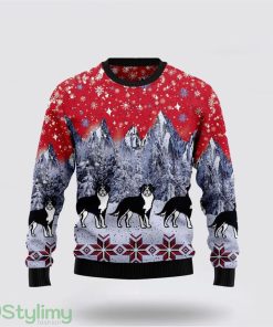 Bernese Mountain Dog Snow Ugly Christmas Sweater Dog Lover Christmas Sweater Holiday Gift Product Photo 1