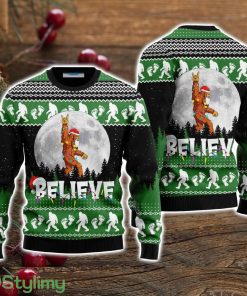 Bigfoot Believe Ugly Christmas Sweater Christmas Holiday Gift For Men And Women Product Photo 1
